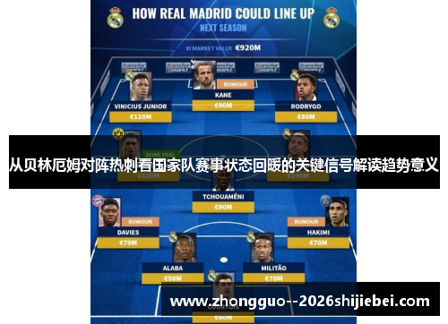 从贝林厄姆对阵热刺看国家队赛事状态回暖的关键信号解读趋势意义